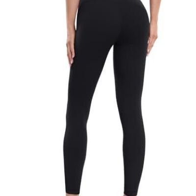 Pure&Plain Workout Pro/7/8 Athletic Leggings for Women, Large Yoga Pro Black