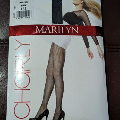 Marilyn | Fishnet Stockings | Black | Size  1/2 | women tights