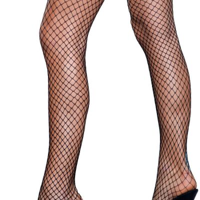 Fence Net Thigh Highs Wide Fishnet Stockings Punk Rock Nylons Hosiery 1921