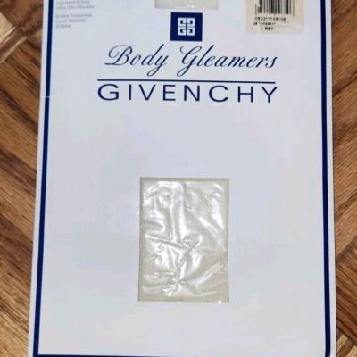 GIVENCHY Body Gleamers Shimmery Sheer Control Top Pantyhose Ivoire 157 Size A