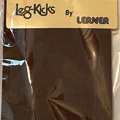 NEW Vintage Leg-Kicks by Lerner Opaque Sandalfoot Brown Panty Hose Nylons Medium