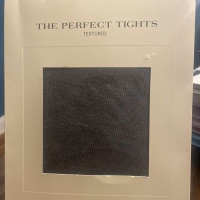 Ann Taylor The Perfect Tights Textured Black Size Large