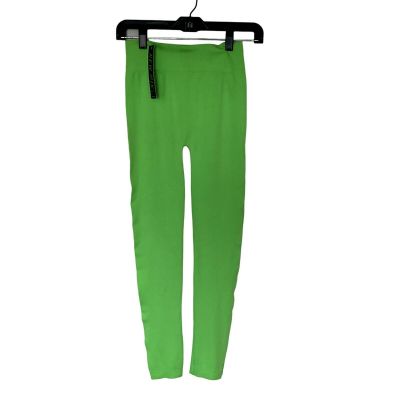 Neon Green Leggings by New Mix Style L-32 One Size