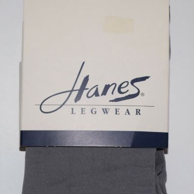 New Hanes Legwear Gray Silky Opaque Tight Control Top Size EF