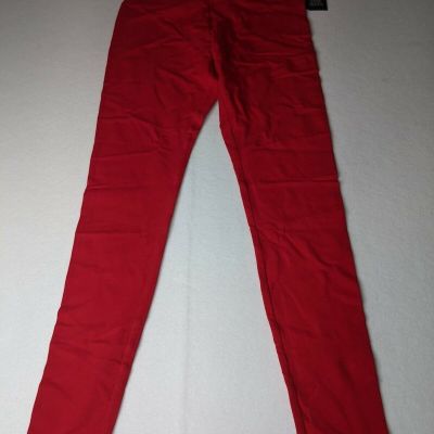 Wild Fable Red Fashion Leggings Womens small Target Brands High Waisted