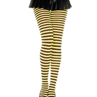 Sexy Gothic Punk Opaque Wide Large Small Striped Full Stocking Pantyhose Costume