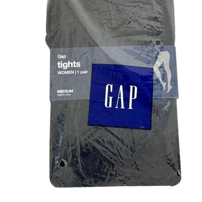 GAP Opaque Tights Women’s  Black Medium 1 Pair NIP Fall Winter Layering