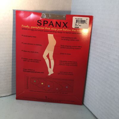 SPANX Footless BODYSHAPING Control Top PANTYHOSE Hosiery Color SPICE Size A NEW