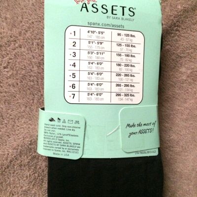 Spanx size 3 Reversible Black/Dark Grey Shaping Tights  Style 1602 NWT