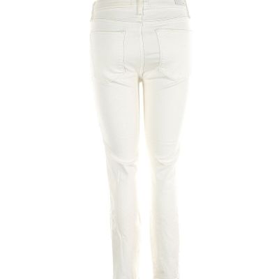 Abercrombie & Fitch Women Ivory Jeggings 6