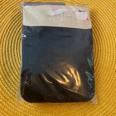 Merona Womens Sheer Textured Tights Small/Medium