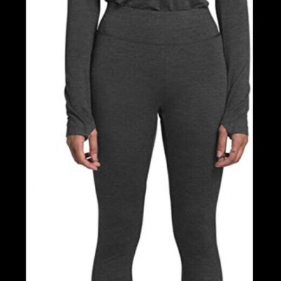 NWT $100 NORTH FACE Ultra-Warm High Rise Wool Boot Tight Legging Heather Grey-XS