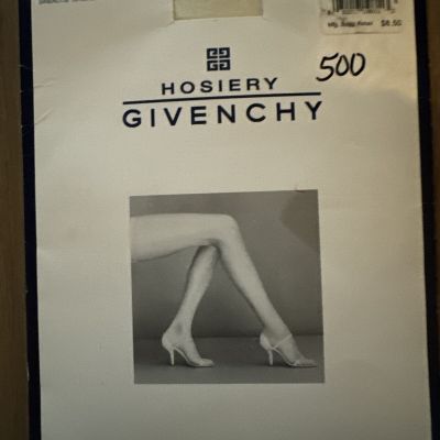 Givenchy Pantyhose Size B 156 Body Gleamers Ivory Shimmery Sheer Control Top NOS