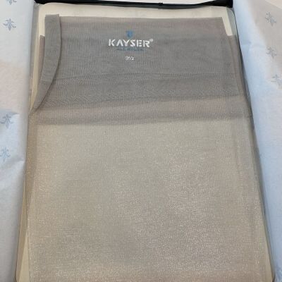 VINTAGE Kayser Hosiery-Glitter Brites-Silver Glitter Sz8.5M X 3 *NEW
