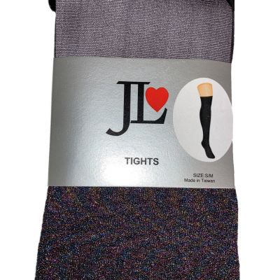 Joyce Leslie Multicolored Sparkly Tights Size S/M 4’10-5’4 95-125lbs New