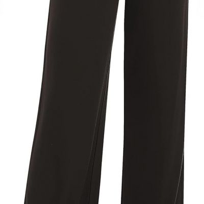 Urban CoCo Women's Solid Wide Leg Palazzo Lounge Pants Casual Large, Black