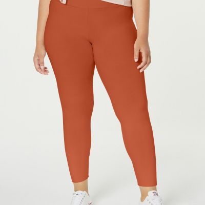 MSRP $24 Planet Gold Plus Size Yummy Leggings Sequoia Brown Plus Size 1X