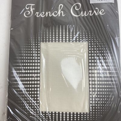 NIP French Curvy Ivory Wool Cashmere Blend Tights Pantyhose S/M Made in Italy