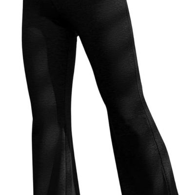SOLY HUX Women's Flare Leggings High Waisted Sweatpants Bell Bottoms Bootcut Yog