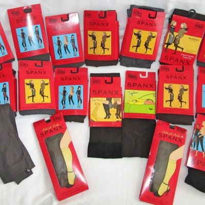 New Spanx 18 Reversible Tights Footless Trouser Sole-Ful Socks Resale Lot