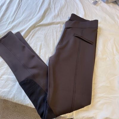 NWT Tasha Polizzi Collection Women's Leggings Large Brown Equestrian Style