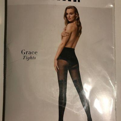 Wolford Grace Tights Size: Large Color: Gobi / Black 14688 - 32