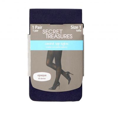 Secret Treasures control top tights Navy blue Size 1