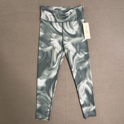 Threads for Thought Reactive High Rise Leggings Women’s Size M Green Marble NWT