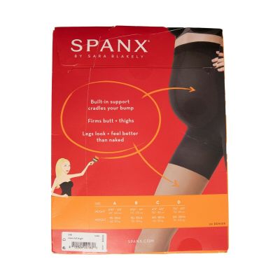 Spanx Mama Mid-Thigh Shaping Sheers Tights Nude Size D 5972