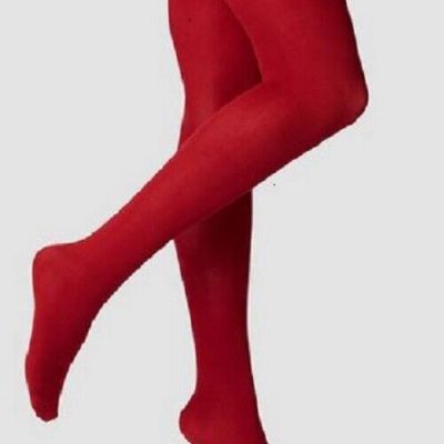 Women's 50D Opaque Tights - A New Day Red