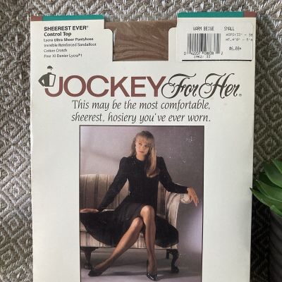 Vintage Jockey For Her sheerest ever control top pantyhose