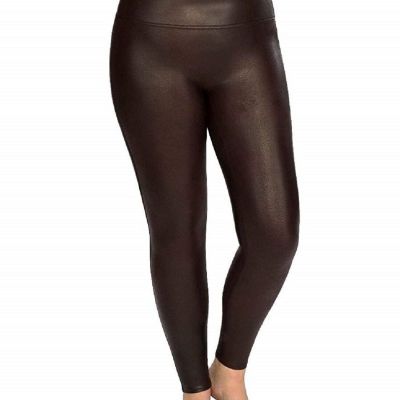 SPANX Women's Ready to Wow Faux Leather Leggings Style 2437