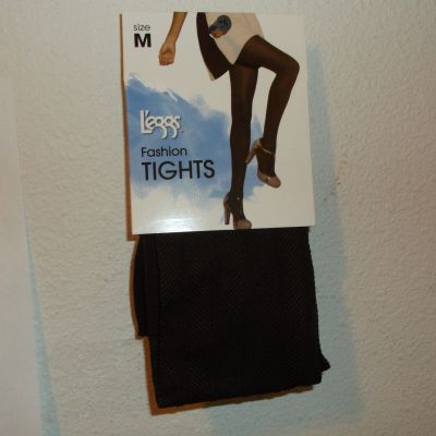 NEW LADY'S LEGGS FASHION TIGHTS in a DK BROWN COLOR with a STITCH DESIGN