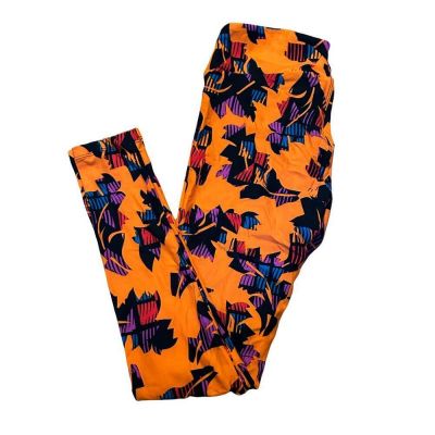 LuLaRoe OS Leggings NWOT Bright Orange