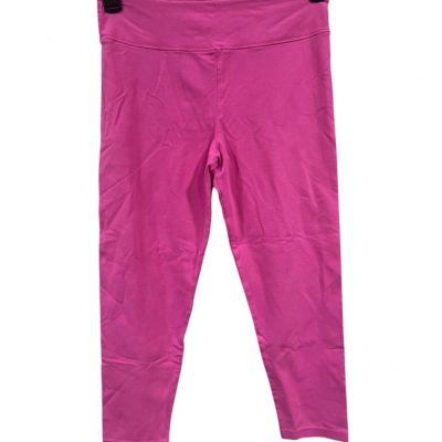 J Crew Cropped Everyday Leggings  |Cotton Blend |Style AJ702 T | SZ M | Pink