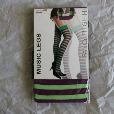 music legs stockings one size