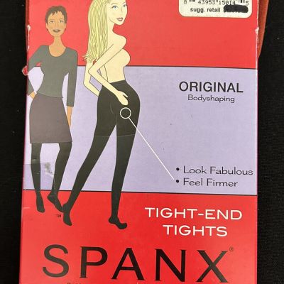 Spanx Tight End Tights Spice Color Sz A Small Control Top Tummy & Thigh NEW TAGS
