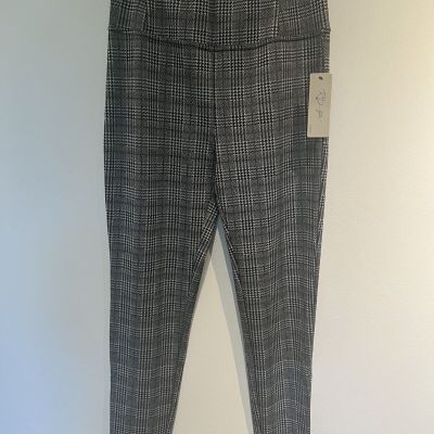RD Style Leggings Pants Pull On Houndstooth Womens Size Large NWT