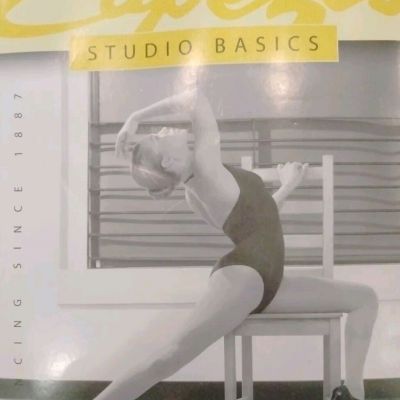 Capezio #1825 Women's Studio Basics Tight - Footed - Ballet Pink - Sz S/M