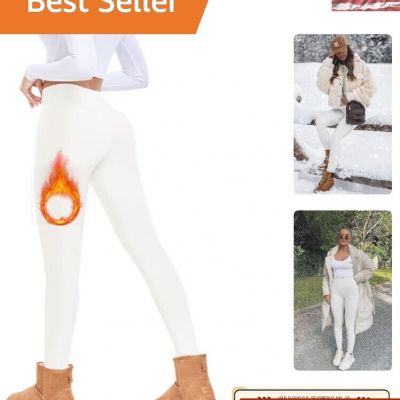 Thermal Fleece Lined Leggings with Tummy Control - Perfect for Winter Workouts