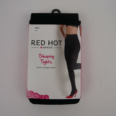 Red Hot SPANX Shaping Tights Size 1 NEW Black