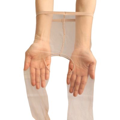 Ladies Pantyhose Connecting Feet Daily Wear See Through Anti-dislodging Line