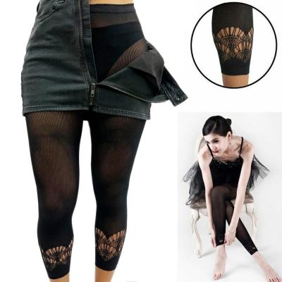 Footless Tights Pantyhose Stocking Tight Stripper Anklet Band Lingerie Panties