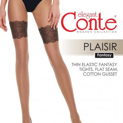 Conte Fantasy Women's Tights with imitation stockings - Plaisir 20 Den (20?-91??