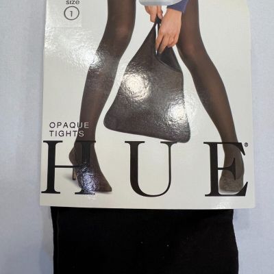 Hue Opaque Espresso Tights Pantyhose Women’s Size 1