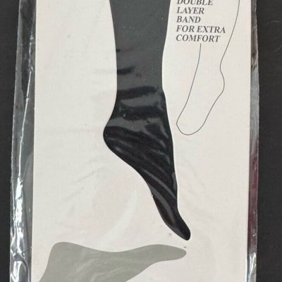 30-Pair On The Go Knee Highs Comfort Top Hosiery Size 8 1/2-11 Jet Black