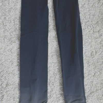 Hand Dyed Navy/Gray Ombre Opaque Tights M/Tall