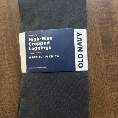NWT Old Navy Women's High Rise Leggings M Grey  Casual Everyday Classic Fashion