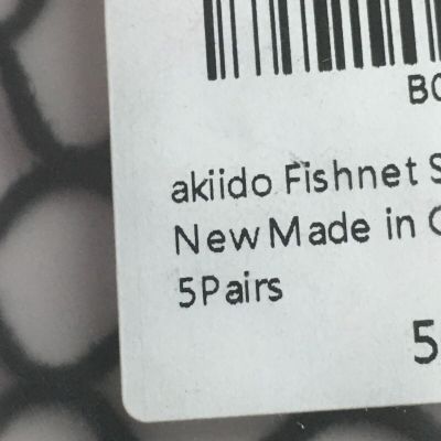 Akiddo Fishnet Tights Stockings Fashion Elasticity High Waist Brand New 5 PAIRS