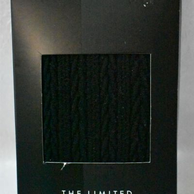 The Limited Tights Black Cable Fleece Lined  Size S/M New